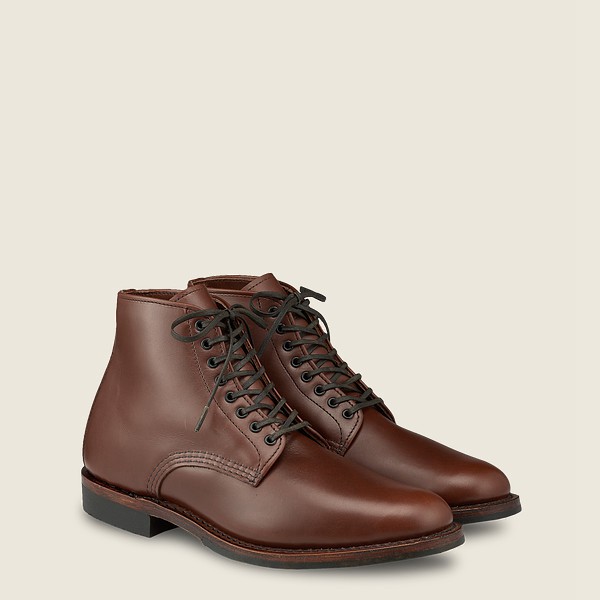 Heritage Støvler Herre - Red Wing Williston - 6-Inch Featherstone Læder - Mørkebrune - OFUYZM-150